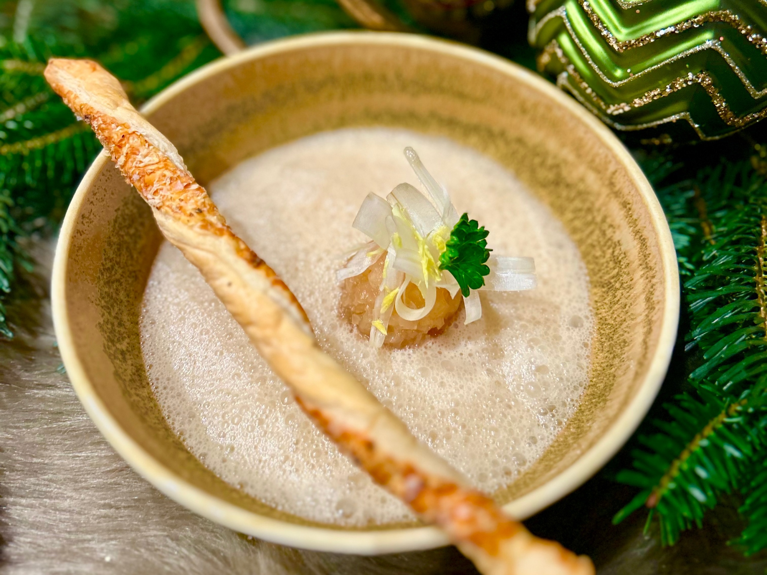 Mostschaumsuppe | Karamellisierte Äpfel | Staudensellerie - Genussblog ...